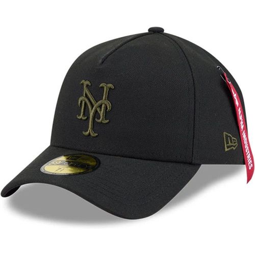Casquette 59FIFTY A-Frame Fitted New York Mets MLB x Alpha Noir unisex - New Era Cap - Modalova