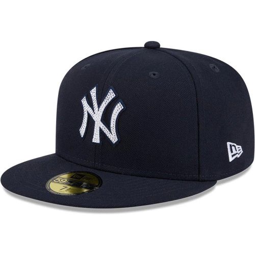 Casquette 59FIFTY Fitted Badge Rhinestone New York Yankees MLB Bleu unisex - New Era Cap - Modalova