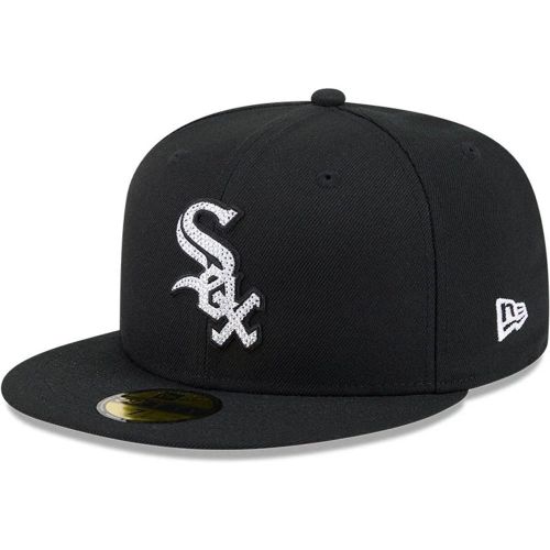 Casquette 59FIFTY Fitted Badge Rhinestone Chicago White Sox MLB Noir unisex - New Era Cap - Modalova