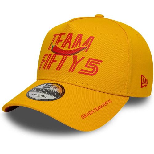 Casquette 9FORTY A-Frame Carlos Sainz Team Fifty5 Grandstand Jaune unisex - New Era Cap - Modalova