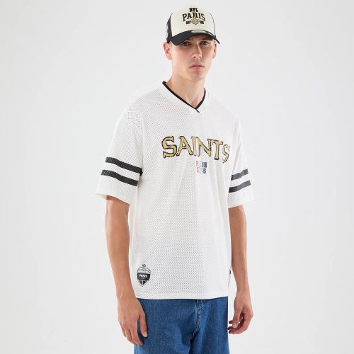 Jersey en Mesh New Orleans Saints NFL International Games 2026 Graphic Blanc unisex - New Era Cap - Modalova