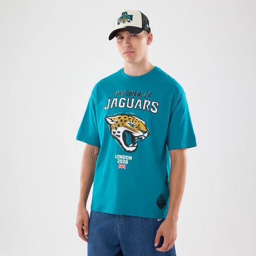 T-shirt Oversize Jacksonville Jaguars NFL Graphic Slogan unisex - New Era Cap - Modalova
