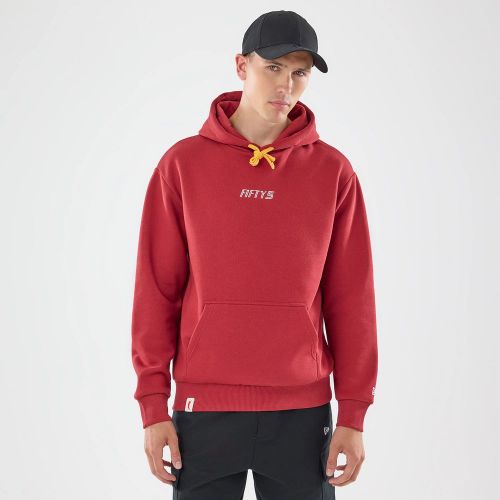Sweat à capuche Oversize Carlos Sainz Team Fifty5 Madrid Rouge foncé unisex - New Era Cap - Modalova