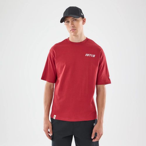 T-shirt Oversize Carlos Sainz Team Fifty5 Madrid Rouge foncé unisex - New Era Cap - Modalova