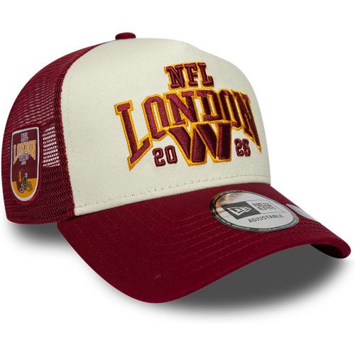 Commanders NFL International Games 2026 London - casquette trucker rouge foncé à taille A 9FORTY Adjustable A-Frame Trucker unisex - New Era Cap - Modalova