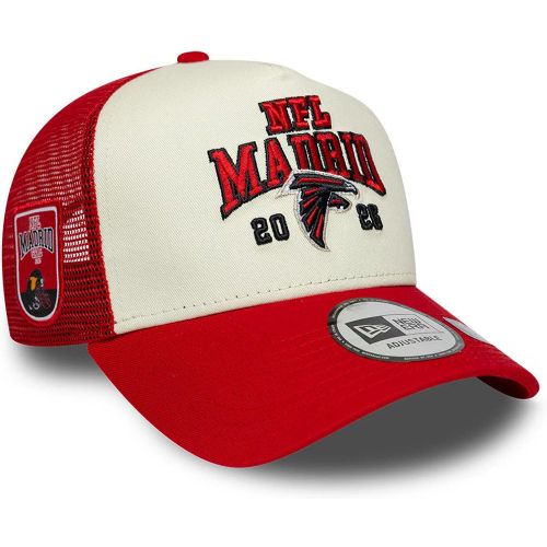 Casquette 9FORTY A-Frame Trucker Falcons NFL International Games 2026 Madrid Rouge unisex - New Era Cap - Modalova