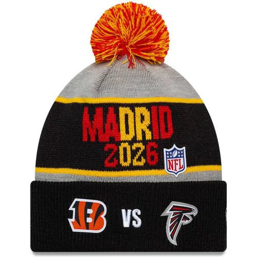 Bonnet Bengals VS Falcons Dueling Logos NFL International Games 2026 Madrid Noir unisex - New Era Cap - Modalova