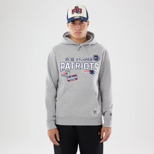 Sweat à capuche New England Patriots NFL ISG 2026 Gris unisex - New Era Cap - Modalova