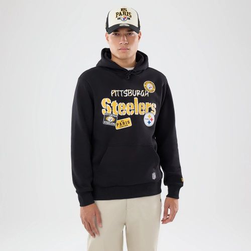 Sweat à capuche Pittsburgh Steelers NFL International Games 2026 Noir unisex - New Era Cap - Modalova
