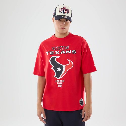 T-shirt Oversize Houston Texans NFL International Games 2026 Rouge unisex - New Era Cap - Modalova