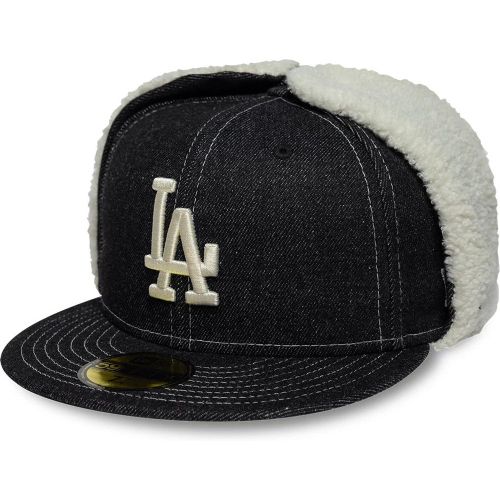 Casquette 59FIFTY Fitted Dogear LA Dodgers MLB Denim Noir unisex - New Era Cap - Modalova