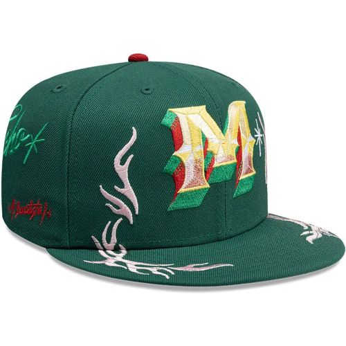 Casquette 59FIFTY Fitted New Era Mexico Rotulos Vert unisex - New Era Cap - Modalova