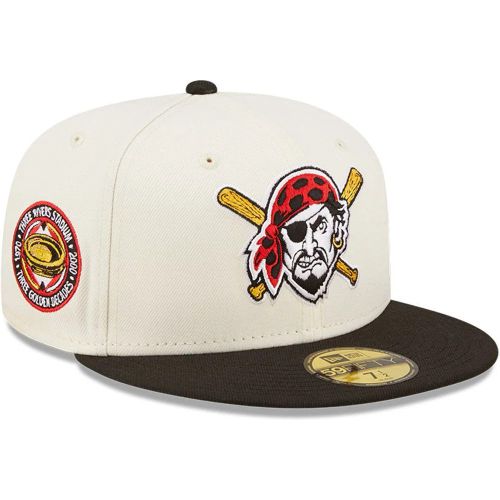 Casquette 59FIFTY Fitted Pittsburgh Pirates Chrome Blanc unisex - New Era Cap - Modalova