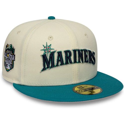 Casquette 59FIFTY Fitted Seattle Mariners MLB Cooperstown Blanc unisex - New Era Cap - Modalova