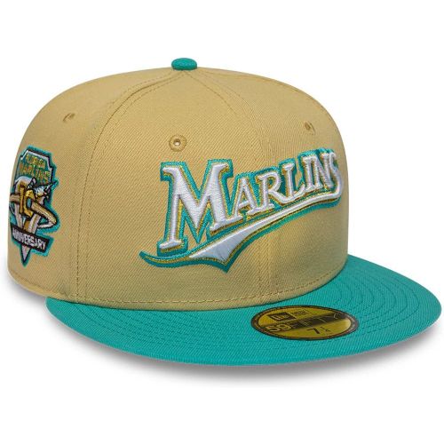 Casquette 59FIFTY Fitted Florida Marlins MLB Vegas Gold Or unisex - New Era Cap - Modalova