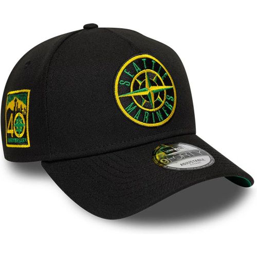 Casquette 9FORTY A-Frame Seattle Mariners MLB Cooperstown Noir unisex - New Era Cap - Modalova