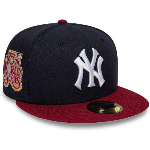 Casquette 59FIFTY Fitted New York Yankees MLB Cooperstown Bleu Marine unisex - New Era Cap - Modalova
