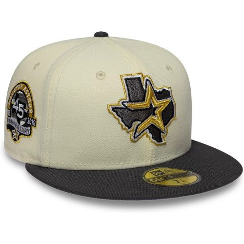 Casquette 59FIFTY Fitted Houston Astros MLB Cooperstown Blanc unisex - New Era Cap - Modalova