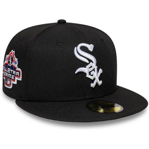Casquette 59FIFTY Fitted Chicago White Sox MLB Cooperstown Noir unisex - New Era Cap - Modalova