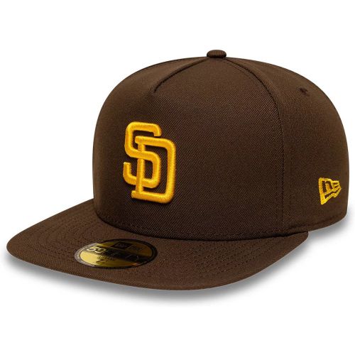 Casquette 59FIFTY A-Frame Fitted San Diego Padres MLB Marron Foncé unisex - New Era Cap - Modalova
