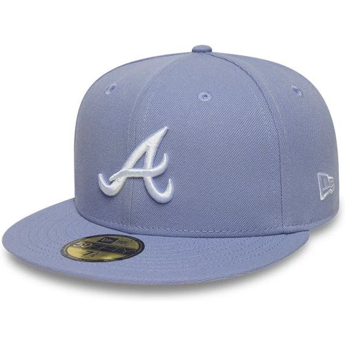 Casquette 59FIFTY Fitted Atlanta Braves MLB Violet Pastel unisex - New Era Cap - Modalova