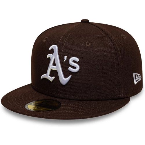 Casquette 59FIFTY Fitted Athletics MLB Marron foncé unisex - New Era Cap - Modalova