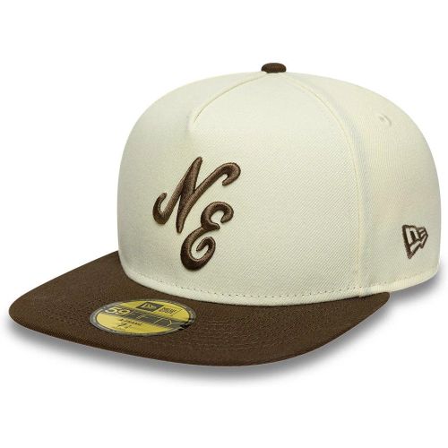 Casquette 59FIFTY A-Frame Fitted New Era Crème unisex - New Era Cap - Modalova