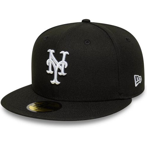Casquette 59FIFTY Fitted New York Mets MLB Noir unisex - New Era Cap - Modalova