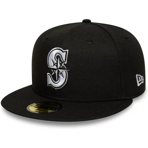 Casquette 59FIFTY Fitted Seattle Mariners MLB Noir unisex - New Era Cap - Modalova