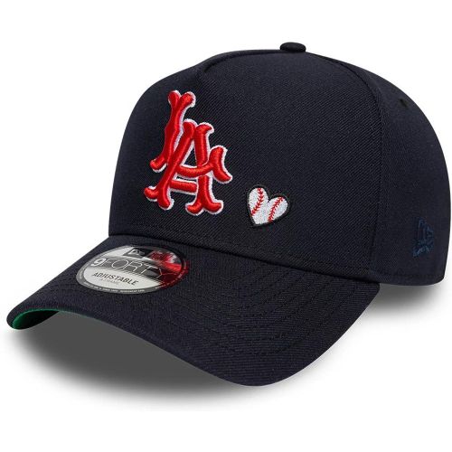 Casquette 9FORTY A-Frame Heart LA Angels MLB Bleu Marine unisex - New Era Cap - Modalova