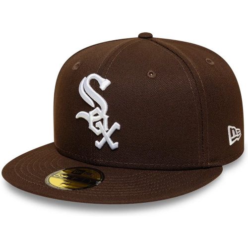 Casquette 59FIFTY Fitted Chicago White Sox MLB Marron Foncé unisex - New Era Cap - Modalova