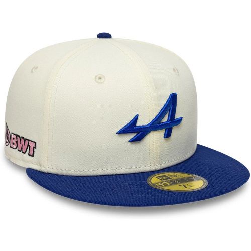 Casquette 59FIFTY Fitted Alpine Racing Crème & Bleu unisex - New Era Cap - Modalova