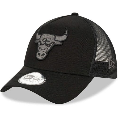 Casquette A-Frame Trucker Chicago Bulls Tonal Noir unisex - New Era Cap - Modalova