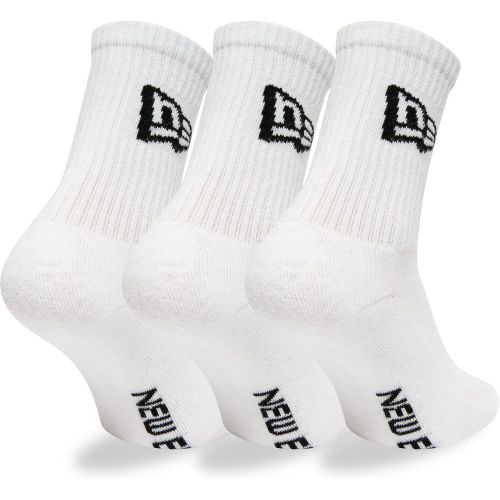 Chaussettes Crew Blanches - Lot de 3 - New Era Flag unisex - New Era Cap - Modalova