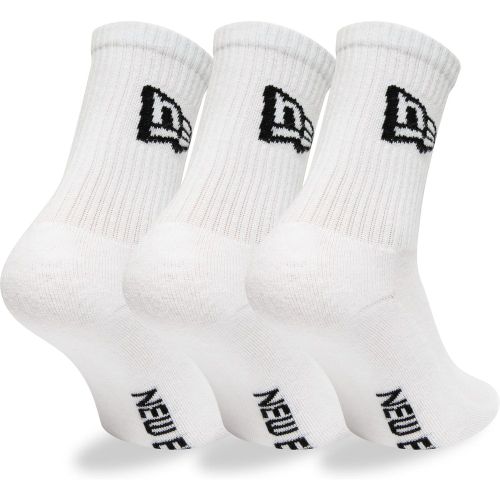 Chaussettes Crew Blanches - Lot de 3 - New Era Flag unisex - New Era Cap - Modalova
