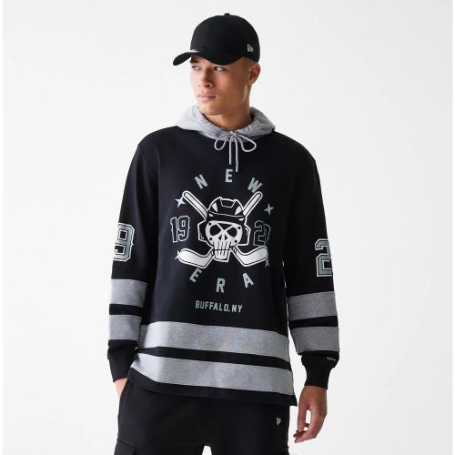 Sweat à Capuche New Era Street Dangle Gris unisex - New Era Cap - Modalova