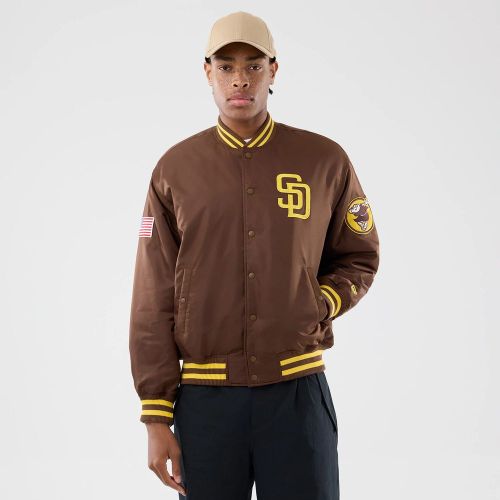 Veste Stadium San Diego Padres MLB Authentic Marron foncé unisex - New Era Cap - Modalova