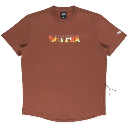 T-shirt New Era Mountain Logo Marron unisex - New Era Cap - Modalova