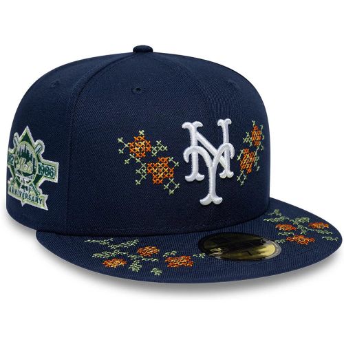 Casquette 59FIFTY Fitted New York Mets MLB Garden Vert foncé unisex - New Era Cap - Modalova