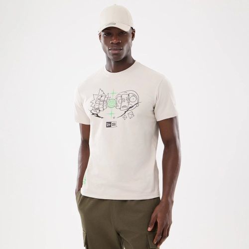 T-shirt Rick And Morty Crème unisex - New Era Cap - Modalova