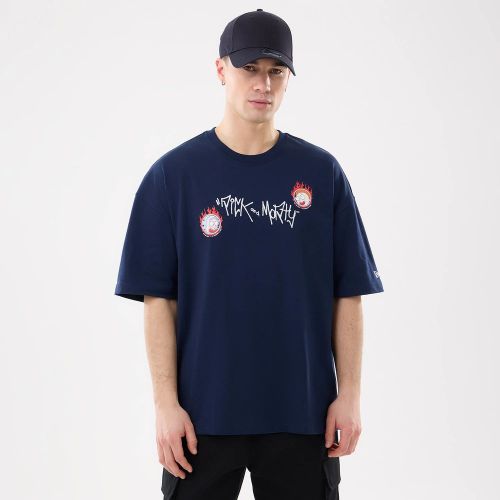 T-shirt Rick And Morty Bleu unisex - New Era Cap - Modalova