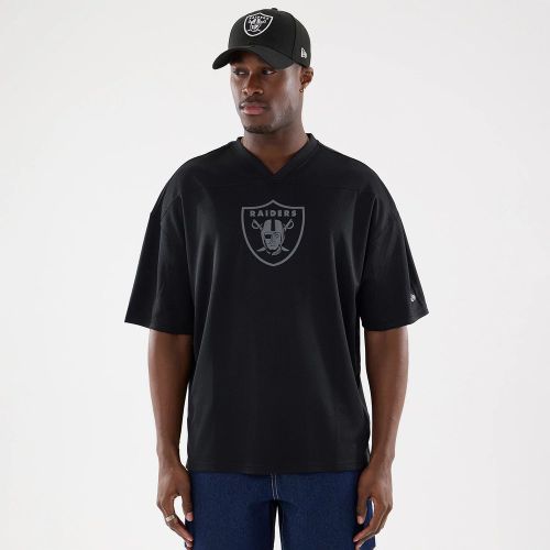 T-shirt Oversize en Mesh Raiders Wear Las Vegas Raiders NFL Noir unisex - New Era Cap - Modalova