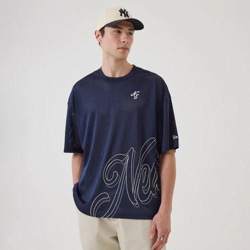 T-shirt oversize en mesh New Era Mix League bleu unisex - New Era Cap - Modalova
