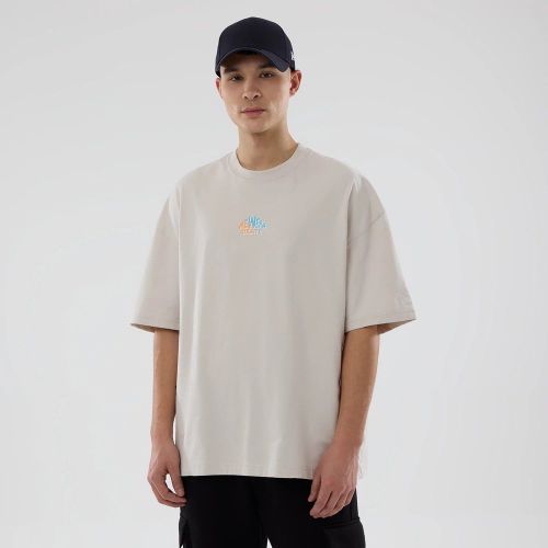 T-shirt oversize graphique New Era Skate Is Life couleur crème unisex - New Era Cap - Modalova