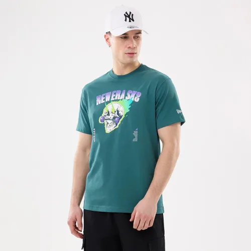 T-shirt graphique New Era SK8 vert foncé unisex - New Era Cap - Modalova