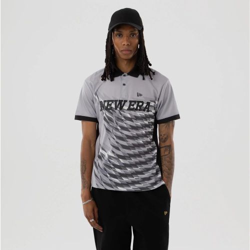 T-shirt Polo New Era Grid Gris unisex - New Era Cap - Modalova