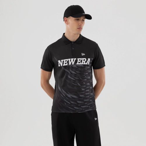 T-shirt Polo New Era Grid Noir unisex - New Era Cap - Modalova