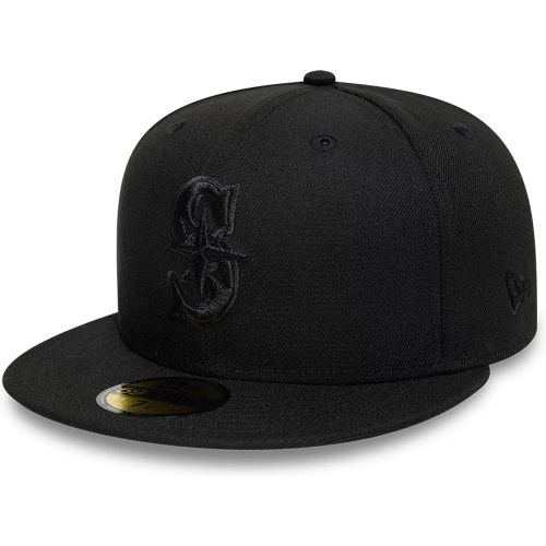 Casquette 59FIFTY Fitted Seattle Mariners MLB Noir sur Noir unisex - New Era Cap - Modalova