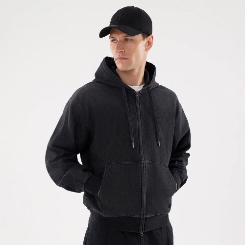 Veste à Capuche New Era Délavé Noir unisex - New Era Cap - Modalova