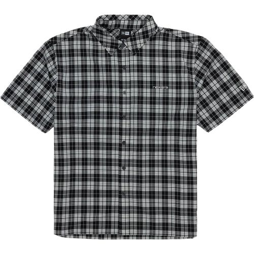 Chemise à Manches Courtes New Era Check Noir unisex - New Era Cap - Modalova